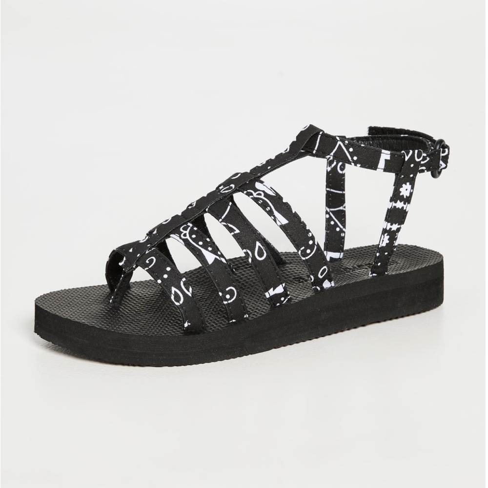 REVOLVE Arizona Love Trekky Flat Spartiate Sandals Sz 12 US